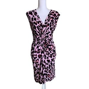 Nanette Lepore Black & Pink Leopard Print size Small